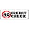Signmission NO CREDIT CHECK BANNER SIGN car automobile pay here furniture appliance B-72 No Credit Check - alternate 1